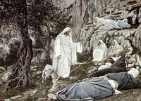 Jesus Commands His Disciples to Rest Poster Print by James Tissot