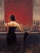 Evening Lounge Poster Print by Brent Lynch showcasing relaxation and sophistication