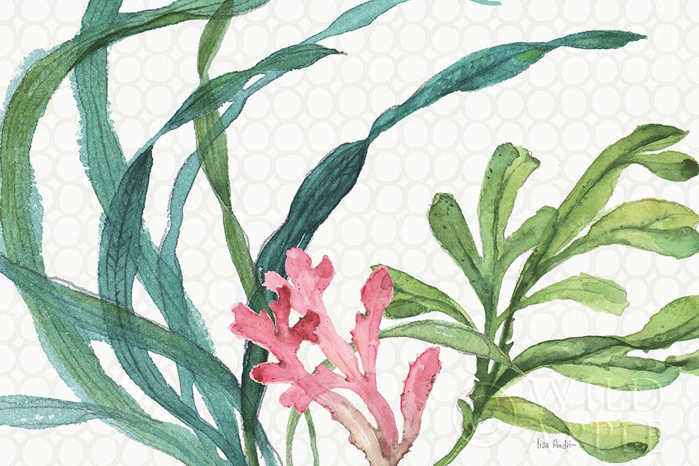 Mixed Greens XVII Poster Print by Lisa Audit showcasing vibrant greens