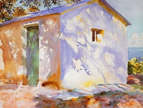 Corfu Lights and Shadows art print by John Singer Sargent.