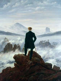 Wanderer Above the Sea of Fog Poster Print by Caspar David Friedrich