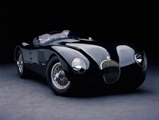 1951 Jaguar C-Type Poster Print by Don Heiny