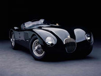 1951 Jaguar C-Type Poster Print by Don Heiny
