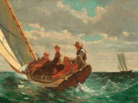 Breezing Up (A Fair Wind) Poster Print by Winslow Homer