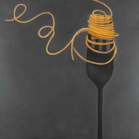 Spaghetti Pasta around the Fork Poster Print by Atelier B Art Studio