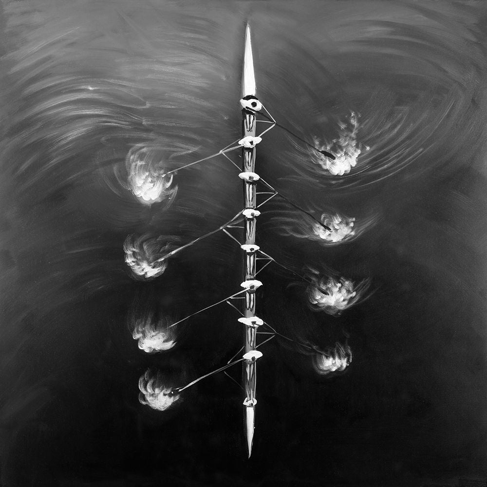 Rowing Boat Race Poster Print by Atelier B Art Studio