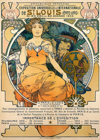 Alphonse Mucha 1904 St. Louis World's Fair Poster Print