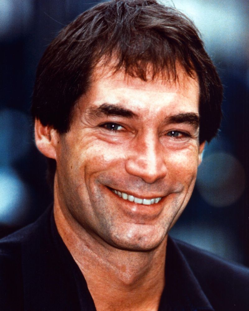 Timothy Dalton smiling photo print, classic portrait