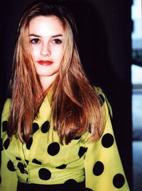 Alice Silverstone Green Polka Dot Top Photo Print
