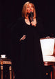 Barbra Streisand On Stage with Microphone Photo Print
