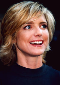 Courtney Thorne-Smith Looking Up Photo Print showcasing the actress