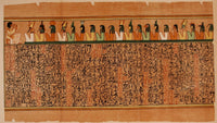 Ancient The Papyrus of Ani Poster Print showcasing detailed Egyptian art.