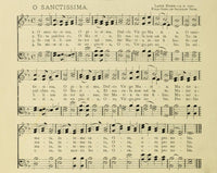 O Sanctissima Christmas Songs 1891 Poster Print