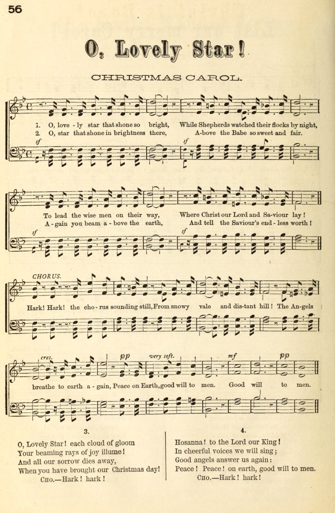 O Lovely Star Chaplet of Original Hymns and Songs 1873 Poster Print