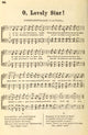 O Lovely Star Chaplet of Original Hymns and Songs 1873 Poster Print