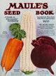 Maule's Seed Book 1933 Cover Poster Print featuring colorful vegetables