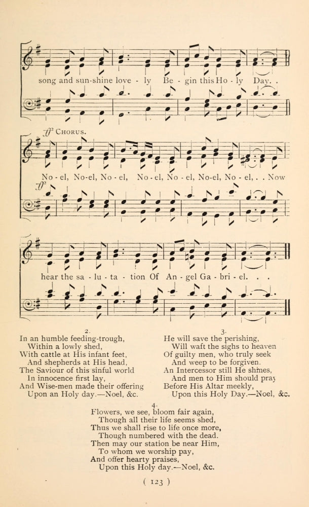 Noel! Noel! 2 Christmas Carols New & Old Poster Print