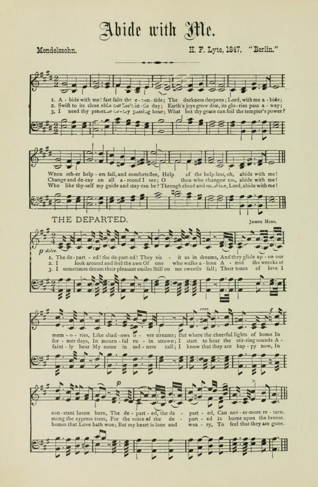 Mendelssohn & Lyte Abide With Me Poster Print 18x24