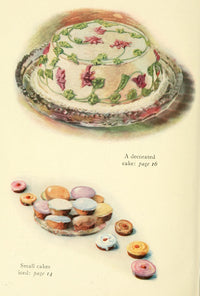 Dainty & Artistic Desserts 1915 Decorated Cake Poster Print