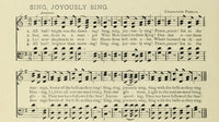 Sing, Joyously Sing Christmas in Song 1891 Poster Print
