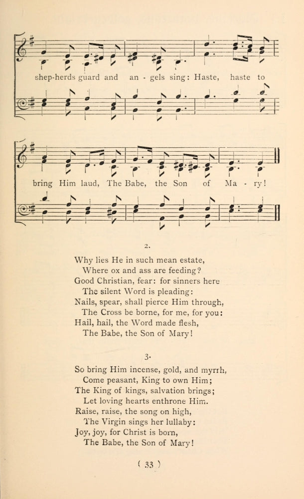 What Child is This 2 Christmas Carols New & Old Poster Print