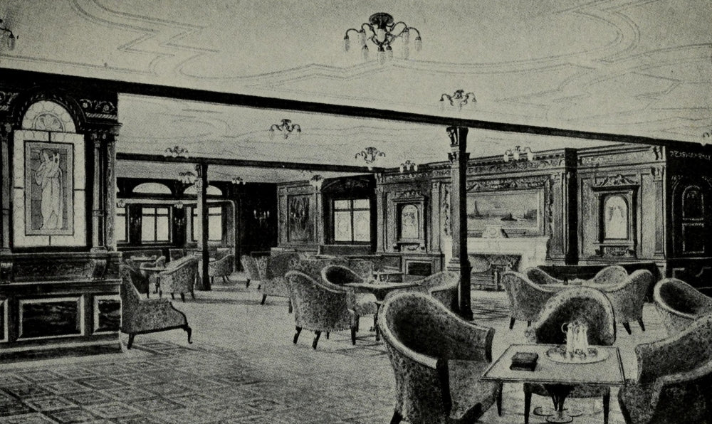 The Truth about the Titanic 1913 First Class Smoking Room Poster Print