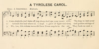 A Tyrolese Carol Christmas Carols Ancient & Modern Poster Print