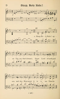 Sleep, Holy Babe 1 Christmas Carols New & Old 1850 Poster Print