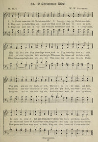 O Christmas Tide Gems of Christmas Songs Poster Print on heavy stock paper.