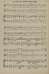 O Zion, That Bringest Good Tidings Christmas Carol Poster Print