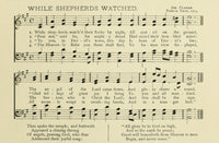 While Shepherds Watch Their Flocks Christmas Poster Print