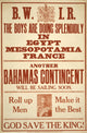 WW1 The Boys Are Doing Splendidly in Egypt Poster Print featuring soldiers from 1915.