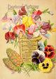 Wm. Elliott & Sons 1894 Flowers Poster Print showcasing vintage floral designs.