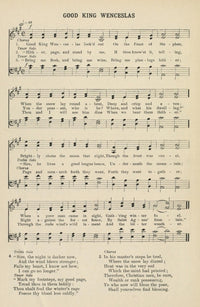 Good King Wenceslas Christmas Carols & Hymns Poster Print