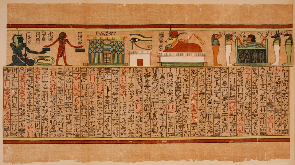 The Papyrus of Ani Ancient Artwork Poster Print (18 x 24)