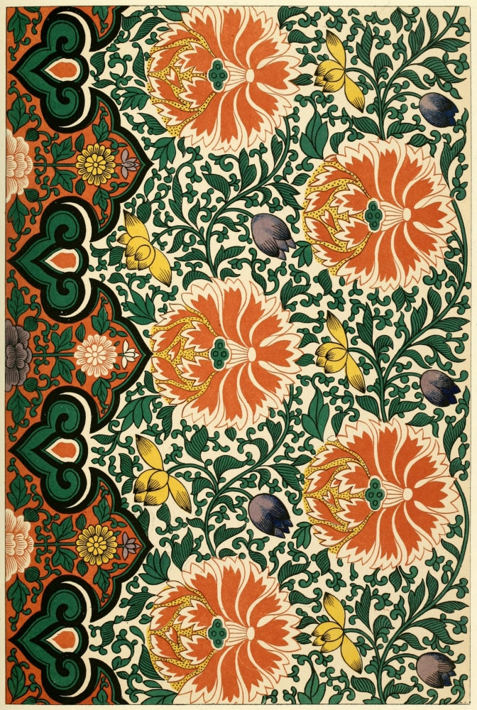 Examples of Chinese Ornament 1867-58 Poster Print showcasing intricate designs