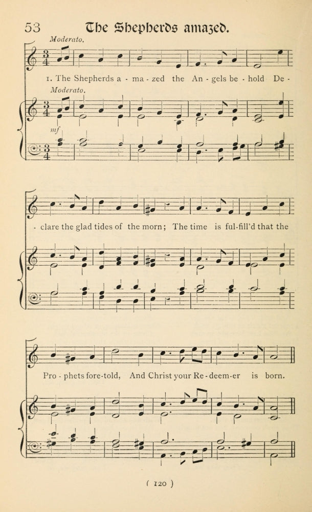 Shepherds Amazed 1 Christmas Carols New & Old Poster Print