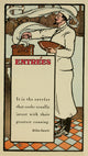 The Bride's Cookbook 1908 Entrees Poster Print showcasing vintage recipes.