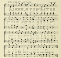 Christmas Rose Christmas in Song 1891 Poster Print showcasing holiday spirit.