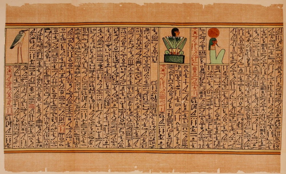 The Papyrus of Ani Ancient Art Poster Print showcasing Egyptian art.