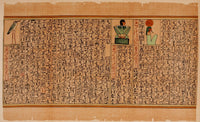 The Papyrus of Ani Ancient Art Poster Print showcasing Egyptian art.