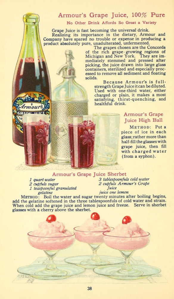 1917 The Business of Being a Housewife Grape Juice Poster Print