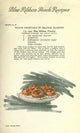 Delicious Recipes 1920 Peach Cocktails Poster Print featuring cocktails in orange baskets.