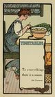 Vintage The Bride's Cookbook 1908 Vegetables Poster Print, perfect for kitchen decor.