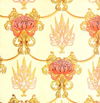 Australian Flora in Applied Art 1915-10 Poster Print showcasing intricate designs of Australian plants.
