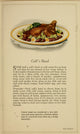 Unusual Meats 1919 Calf's Head Poster Print - Vintage Culinary Art