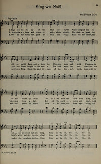 Sing We Noel Poster Print - Father Finn's Carol Book 1917