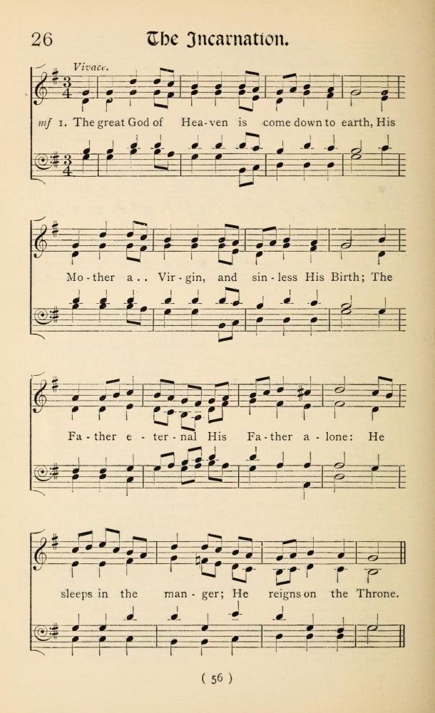 Incarnation 1 Christmas Carols New & Old Poster Print
