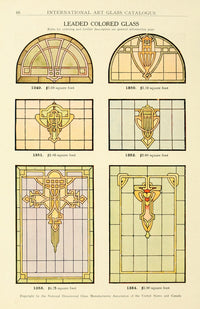 International Art Glass 1914 Poster Print - Elegant wall art