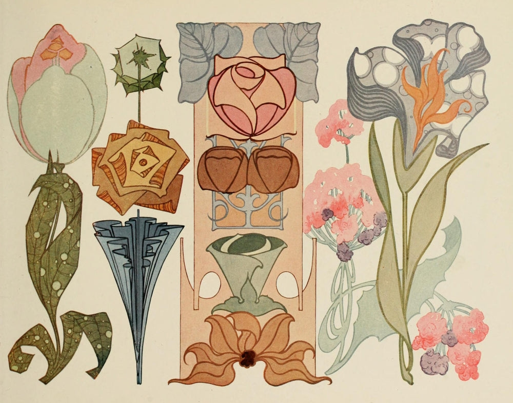 Strong's Book of Designs 1917 Poster Print showcasing classic early 20th-century design.